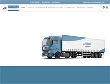 Tablet Screenshot of credencelogistics.com